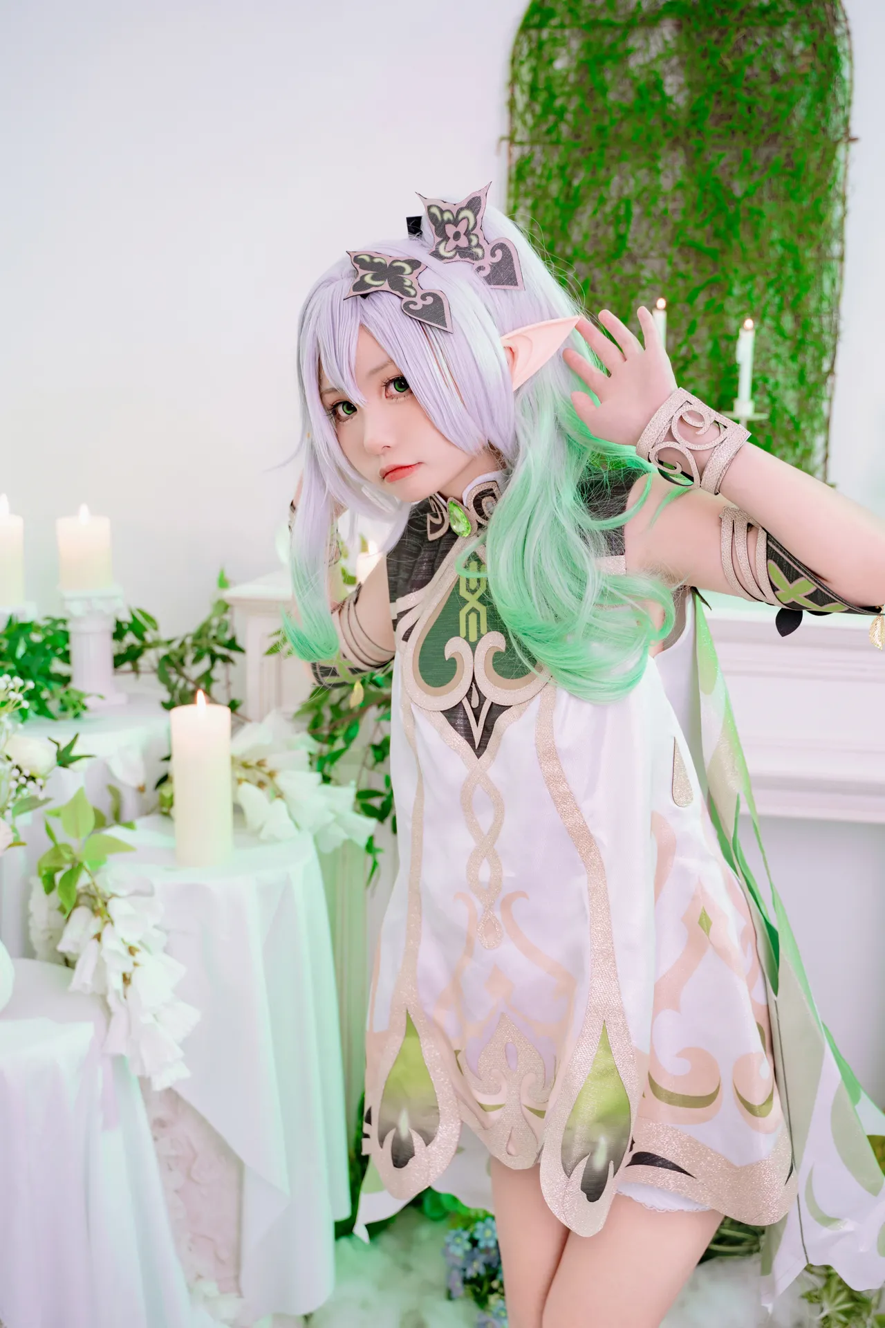 Nekokoyoshi (爆机少女喵小吉) cosplay Nahida - Genshin Impact-erohere8.webp